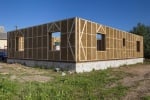 &Agrave; Besan&ccedil;on, une maison &agrave; ossature bois utilise du bois jurassien.